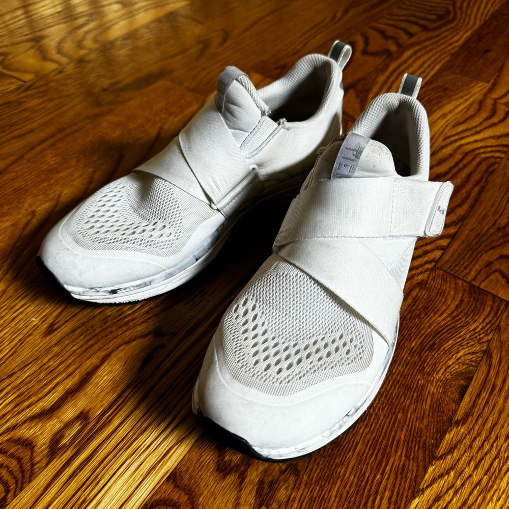 White Tiem Cycling Shoes